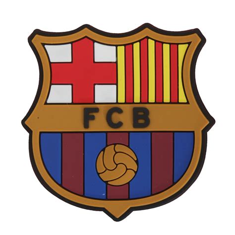 fc barcelona official football crest fridge magnet sg  ebay