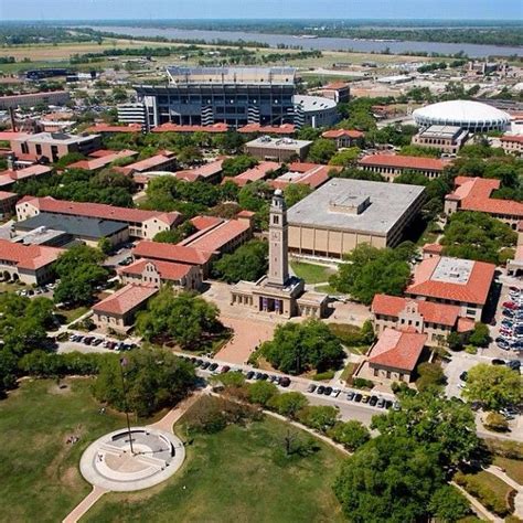 flying tigers eye view   lsu campus lsu college dream college