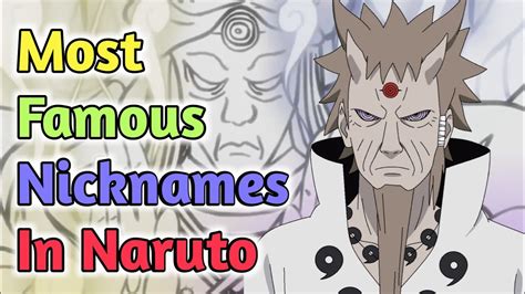 famous nicknames  naruto youtube