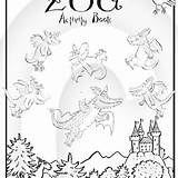 Zog Dragon sketch template