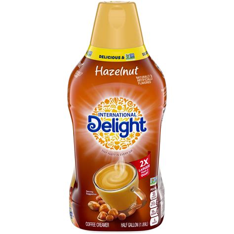 international delight hazelnut coffee creamer  oz walmartcom
