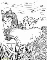 Coloring Fantasy Pages Creatures Kids Printable Horse Pretty Adult Color Bestcoloringpagesforkids Print Animal Fanta Fairy Popular Cat Unicorn Mythical Getcolorings sketch template