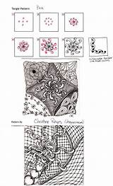 Tangle sketch template