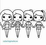 Bff Coloring Pages Drawings sketch template