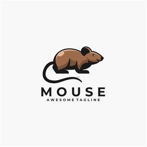 mouse logos vector