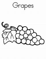 Grapes Coloring Grape Pages Raisins Printable Kids Color Spell Worksheets Fruits Template Books Drawing Learn Vegetables Lines Colorluna Vine Parentune sketch template