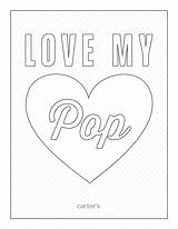 Coloring Pages Fathers Pop Happy Printable Printables Carter Grandparents Father Visit Kids sketch template
