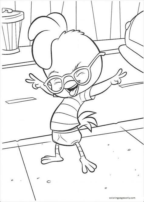chicken  coloring page  printable coloring pages