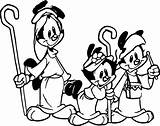 Coloring Animaniacs Team Pages Wecoloringpage Cartoon sketch template