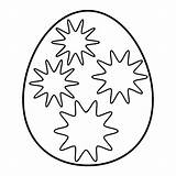 Estrellas Bonitas Pascua Huevos Mandalas Imagixs Compártelo sketch template