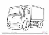 Lorry sketch template