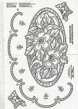 Embroidery Richelieu sketch template
