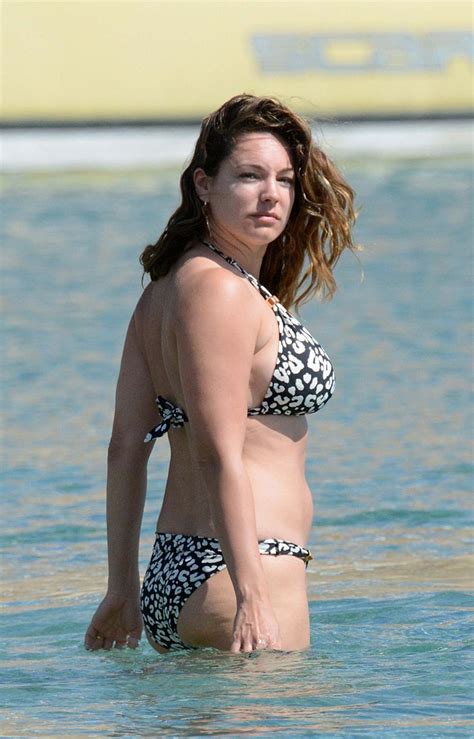 Kelly Brook And Her Fiance David Mcintosh On Holiday In
