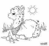 Alpaca Jadedragonne sketch template