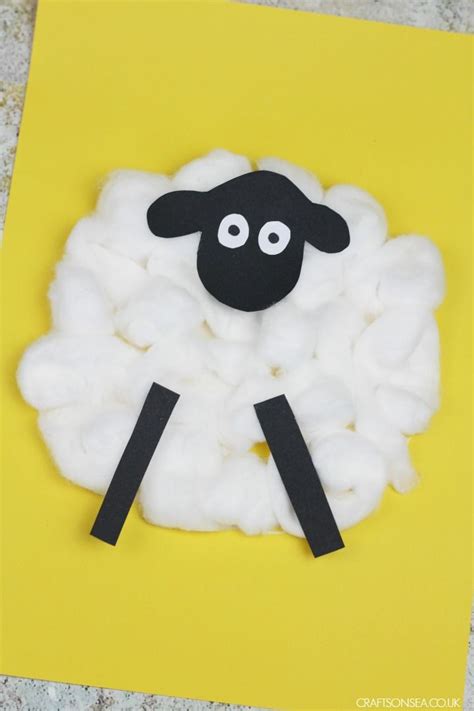 easy sheep craft sheep crafts spring crafts  kids animal crafts