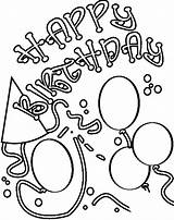Birthday Coloring Pages Printable Happy Cards Kids Card Color Teacher Invitations Print Crayola Holiday Invitation Sheet Checkers Holidays Season Greeting sketch template