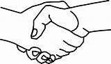 Shaking Hands Handshake Drawing Hand Shake Clipart Drawings Bullying Easy Cliparts Coloring Sketch Transparent Clip Getdrawings Kansas Svg Outline Line sketch template