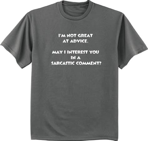 Big And Tall Graphic Tee Sarcasm Sarcastic Funny T Shirt