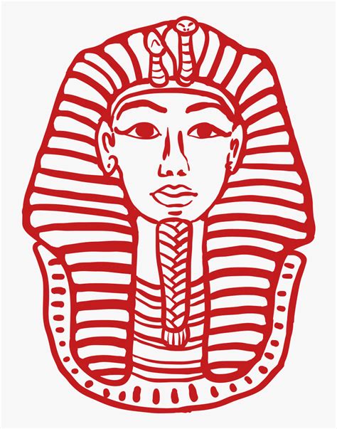 Pharaoh Head Png Ancient Egypt Pharaoh Drawing