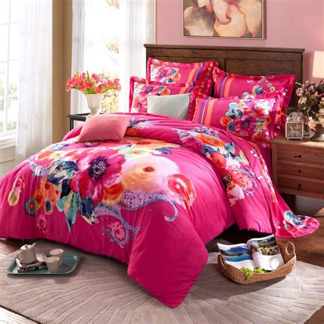 Twin Full Queen Size 100 Cotton Bohemian Boho Style Colourful Comforter