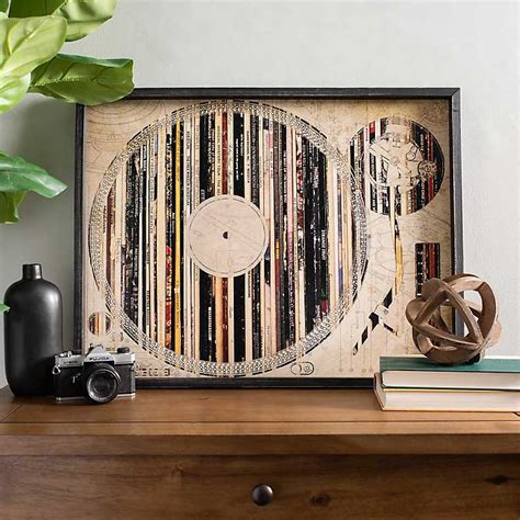 selvage inspiration vinyl record art vinyl wall art record wall art