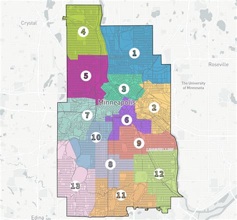 process  redrawing minneapolis council wards  officially