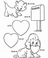 Coloring Valentine Pages Valentines Printable Pre Color Sheets Hearts Print Sheet Cards Preschool St Holiday Cute Kids Activities Kindergarten Card sketch template