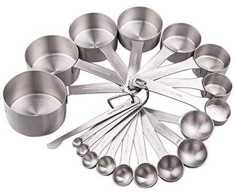 smithcraft stainless steel measuring cups  spoons set deals