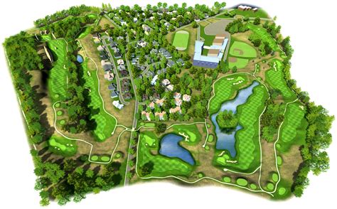 golf  renderings visualization panoram cgi