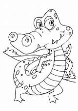 Tick Crocodile sketch template