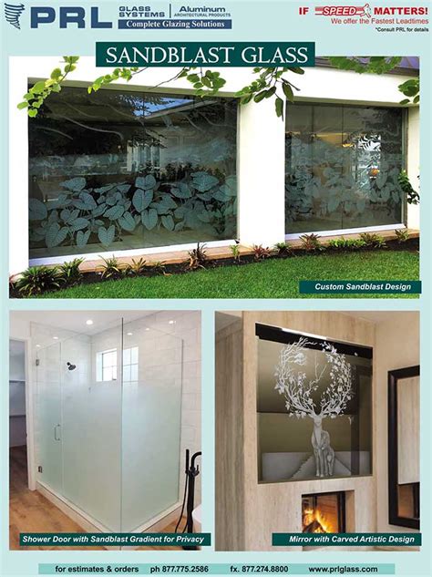 sandblasted glass designs imagine the masterpieces you can create