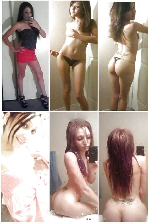 Teen Selfies Dressed Undressed 5 Porn Pictures Xxx Photos