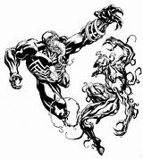 Venom Carnage Sotd Imprimer Symbiote Ratkins Robertatkins Disegnare Jecolorie sketch template