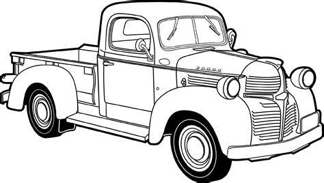 blue truck coloring pages  activity