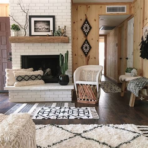 rustic boho cabin interior budget home decorating home decor