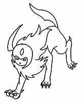 Absol Lineart sketch template