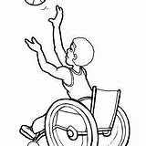 Disability Handicap Kidsplaycolor sketch template