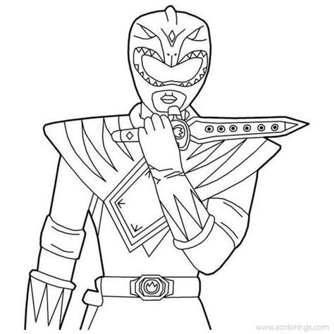 power rangers dino charge coloring pages outline xcoloringscom