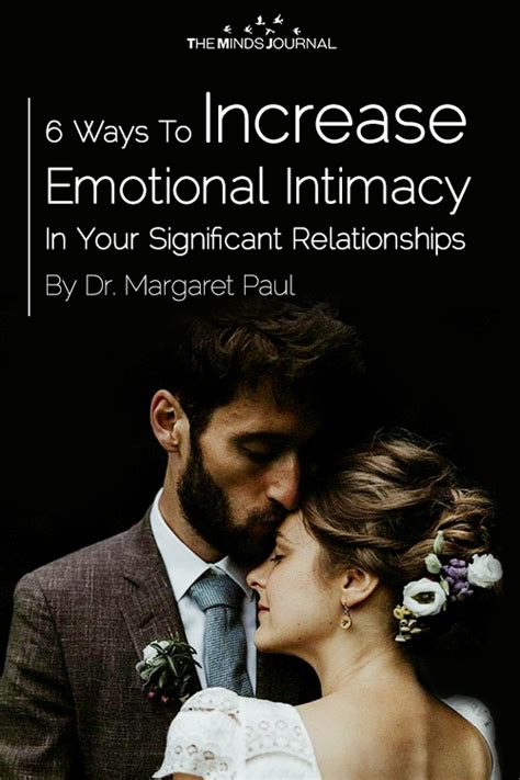 6 ways to increase emotional intimacy in your significant