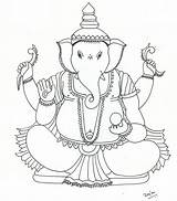 Ganesh Ganesha Printable Colouring Bal Kids Hindu Easy Draws Afbeeldingsresultaat sketch template
