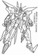 Gundam Mewarnai Kolorowanki Kylo Seed sketch template