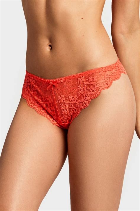 6 Pack Lot Women Sexy Sheer Floral Lace Thong Panties