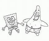 Coloring Spongebob Patrick Pages Star Popular sketch template