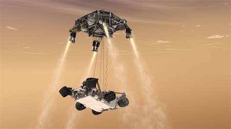 Curiosity S Sky Crane Maneuver Artist S Concept Nasa
