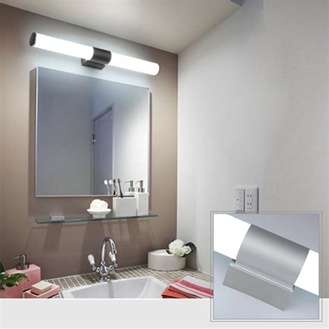 acrylic modern bathroom vanity led light front mirror led light wall mount lamp fixture makeup