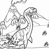 Plesiosaurus sketch template