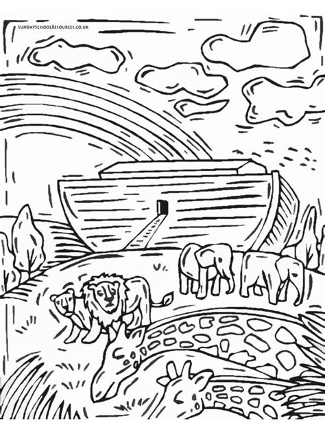 noahs ark coloring pages easy bible coloring pages christian