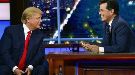 stephen colbert played  straight  donald trump  fiscal times