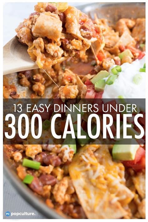 skinny dinners   calories