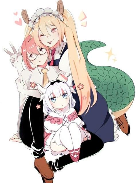 ms kobayashis dragon maid images  pinterest house cleaners maid  maids